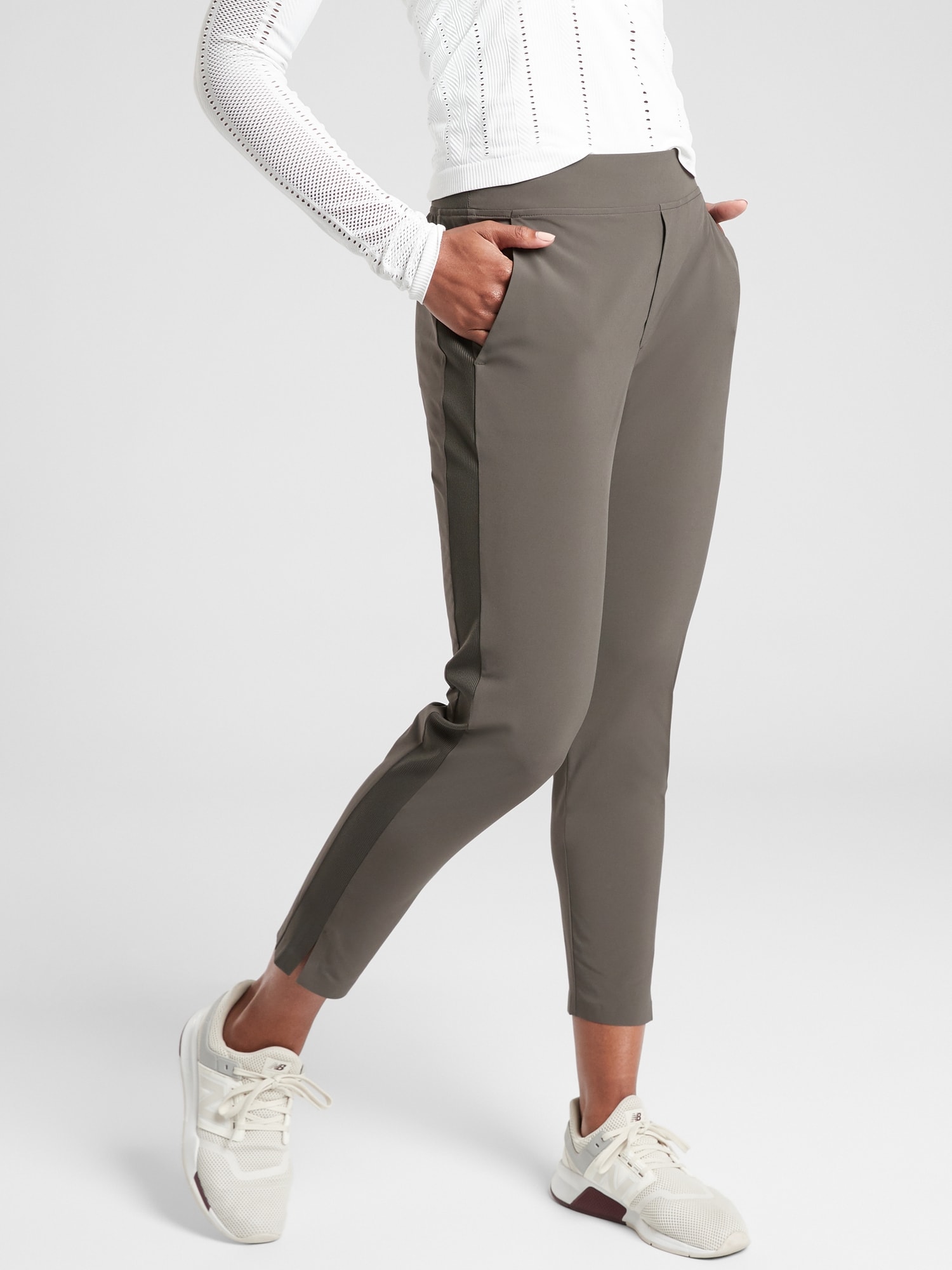 athleta linen joggers