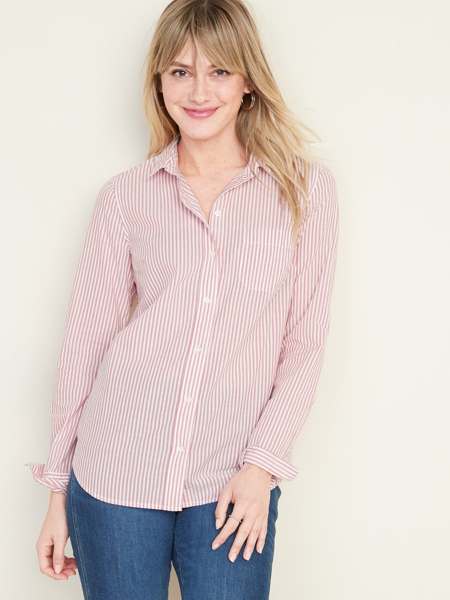 Classic Patterned Shirt for Women