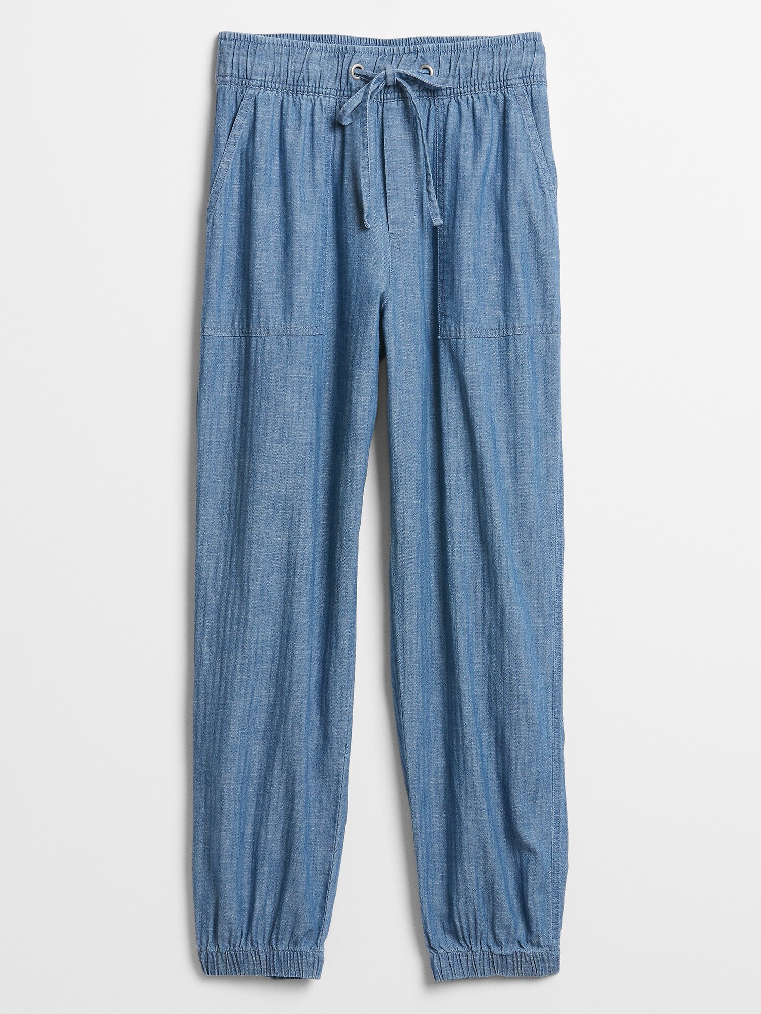 womens chambray joggers