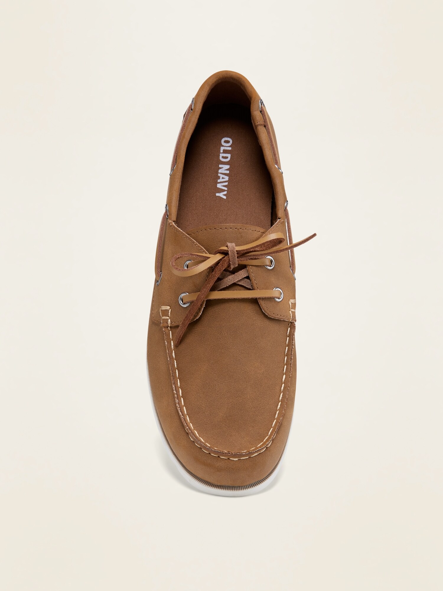 Faux-Leather Boat Shoes for Men | Old Navy