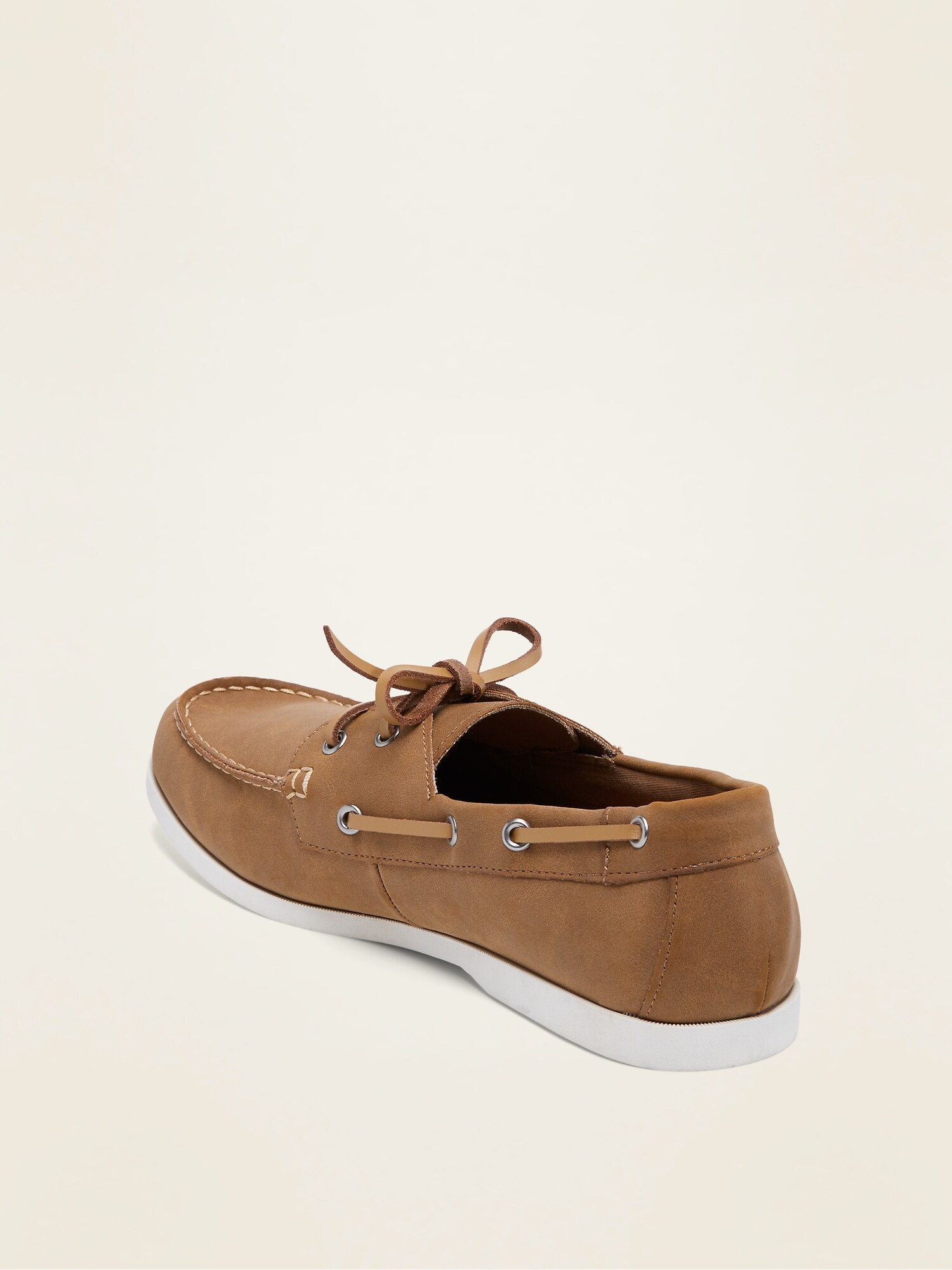 Faux-Leather Boat Shoes for Men | Old Navy