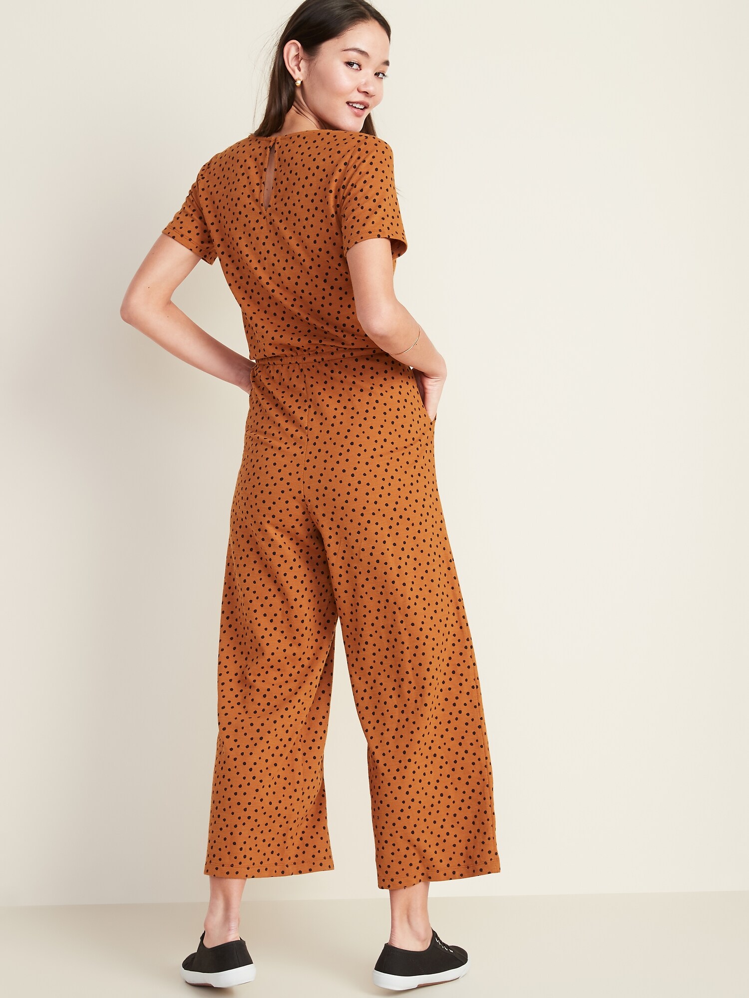 old navy boucle jumpsuit