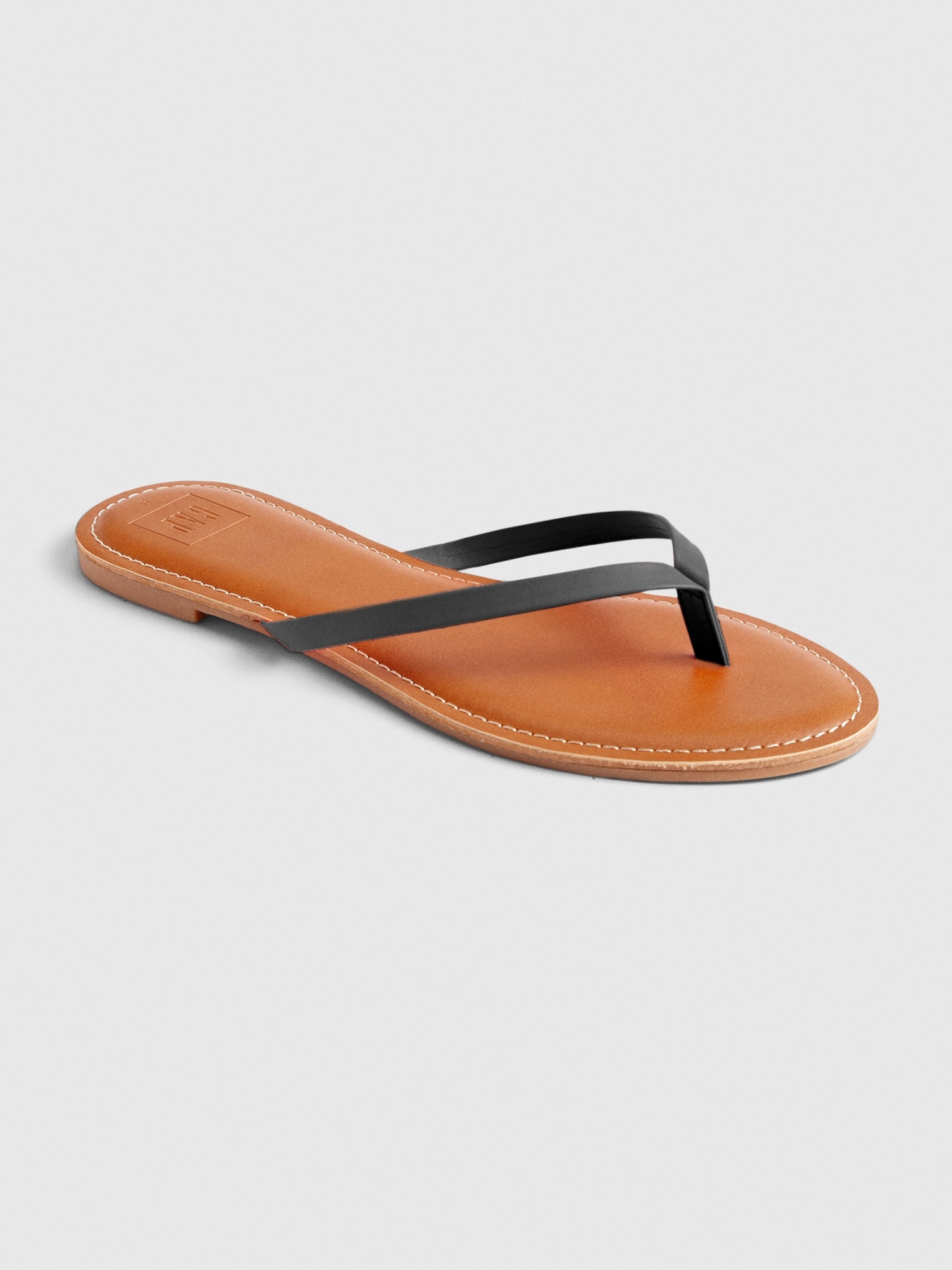 gap leather flip flops