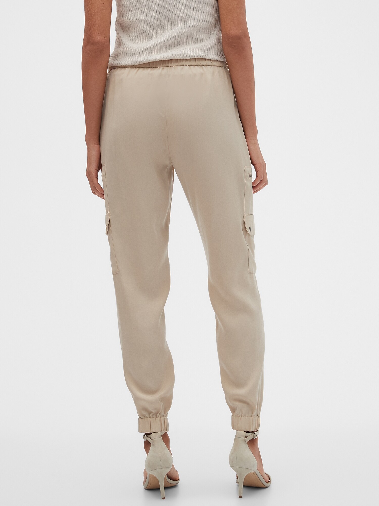 banana republic tencel soft cargo pant