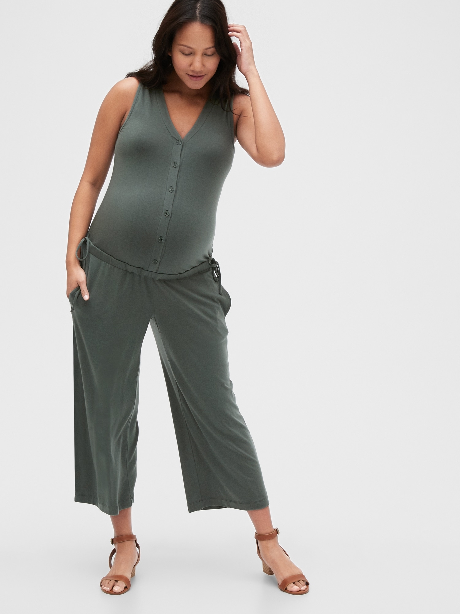gap tencel jumpsuit