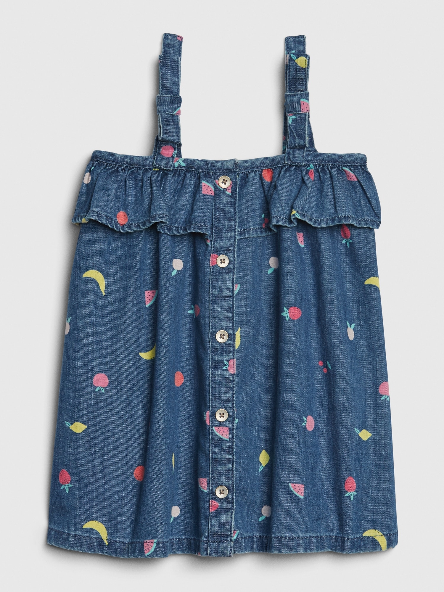 gap sleeveless denim dress