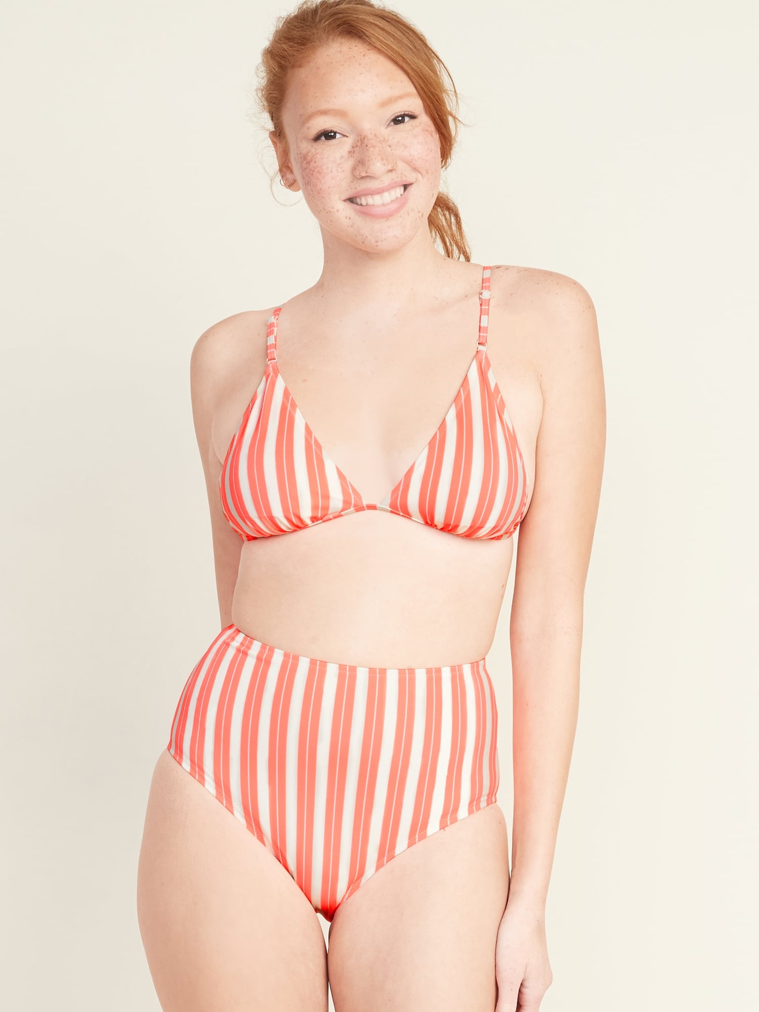 old navy striped swimsuit