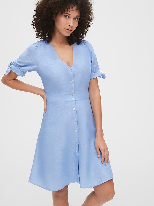 Tie-Sleeve Dress