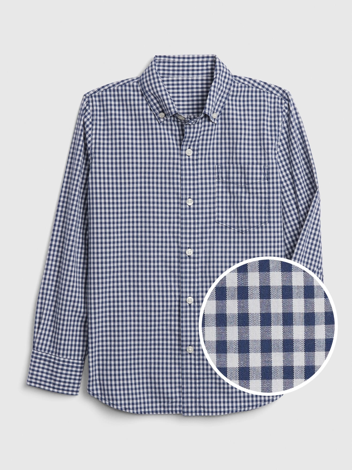 gap gingham shirt