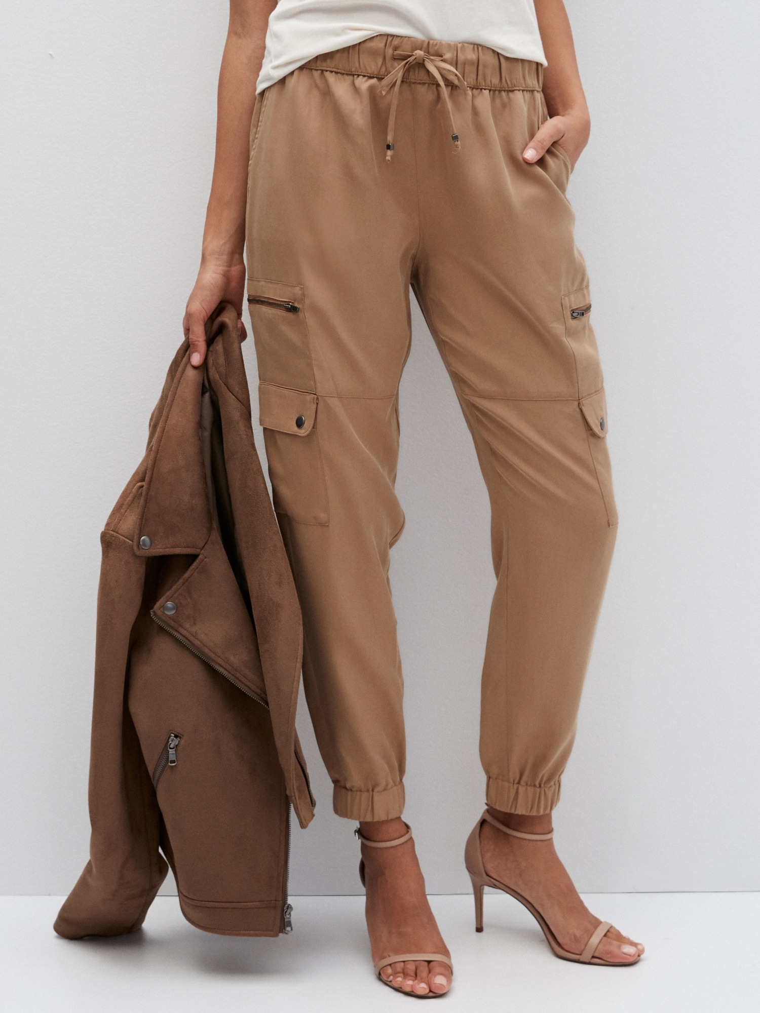 tencel trousers zara