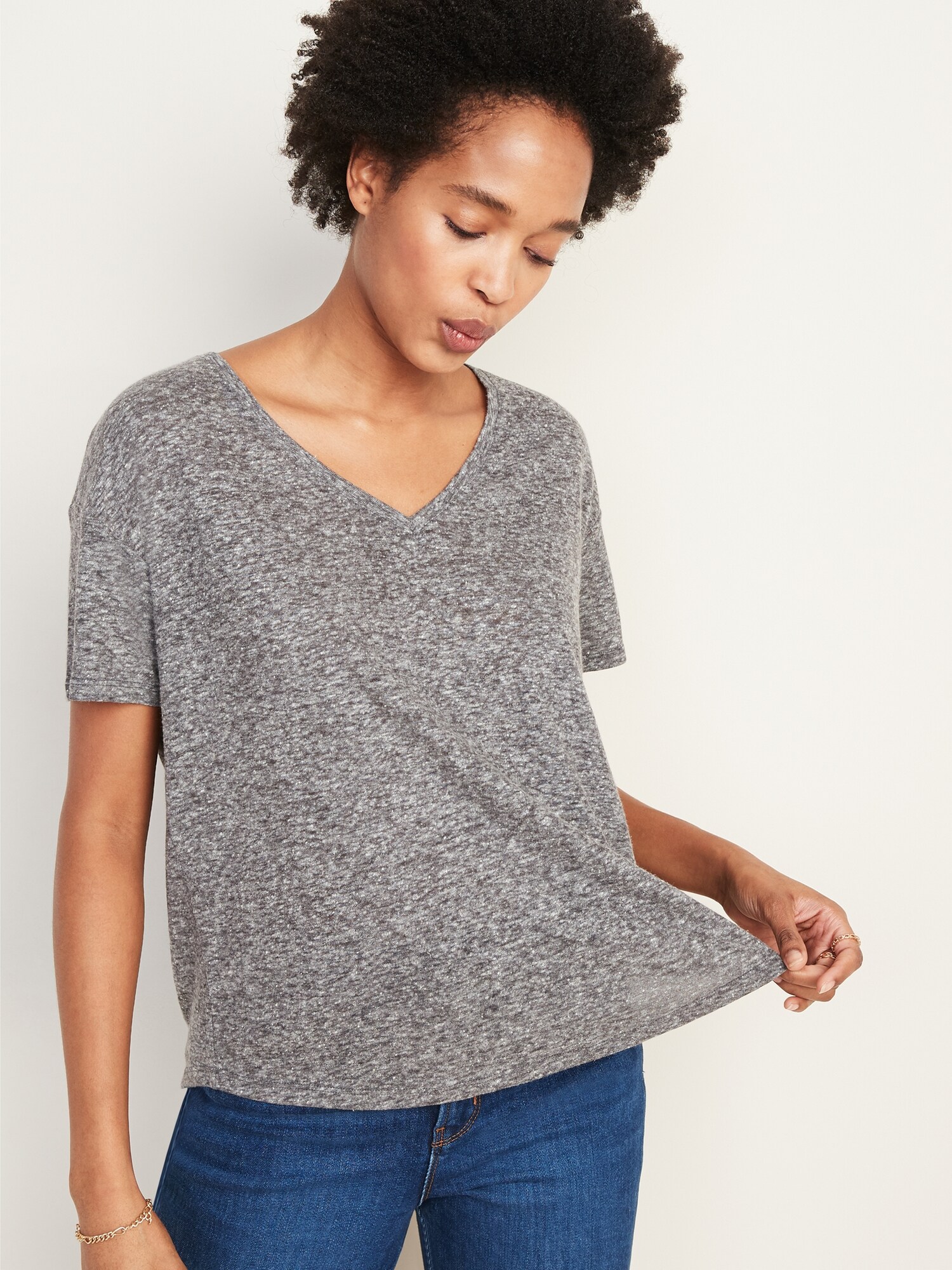 linen tee shirt womens