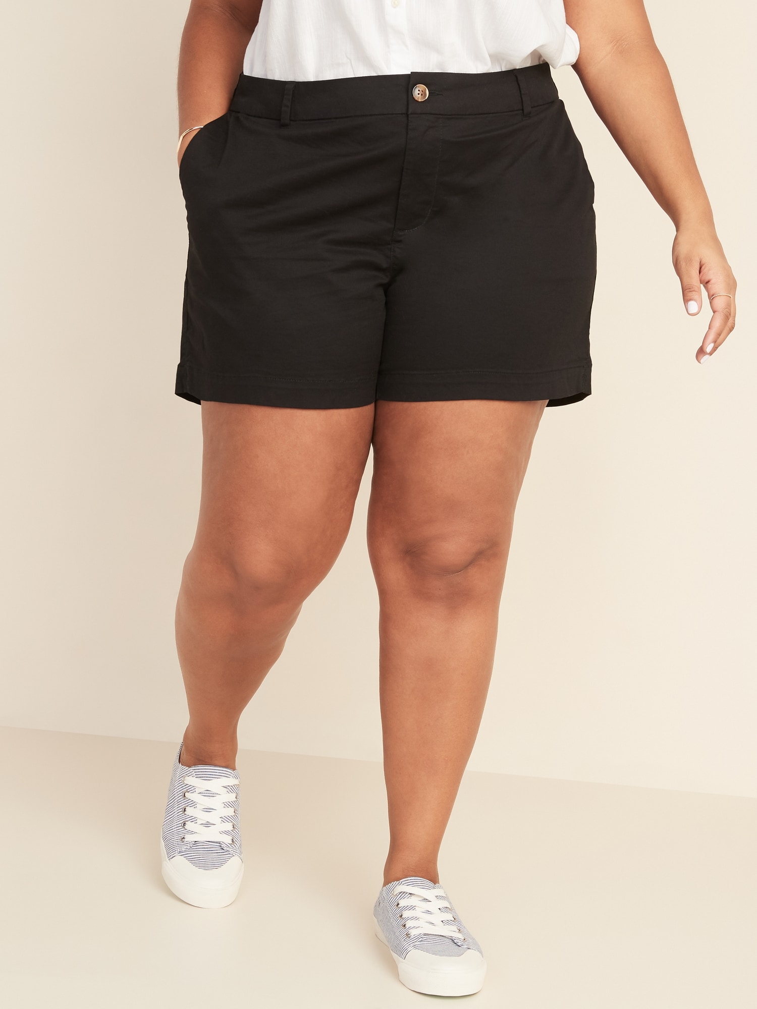 old navy plus size bermuda shorts