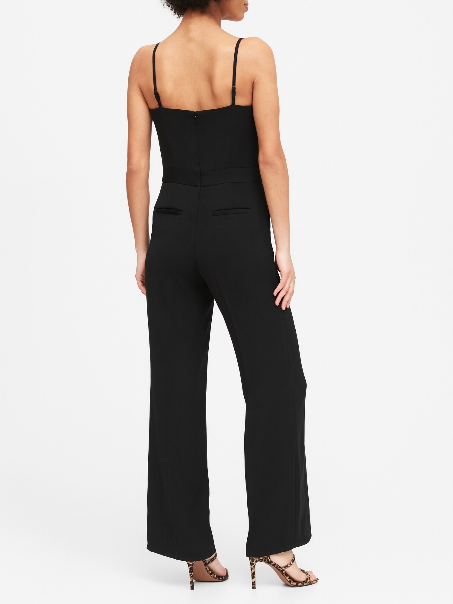 petite flare jumpsuit