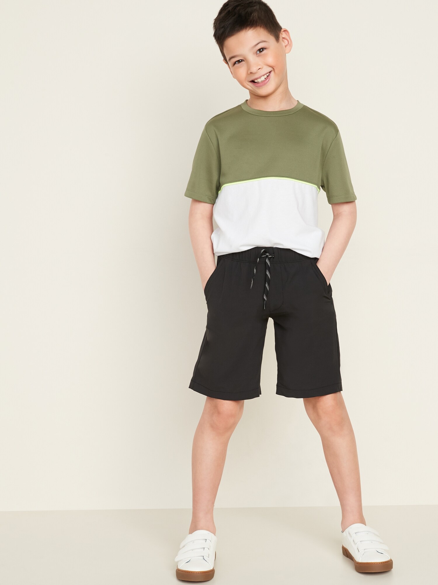 boys jogger shorts