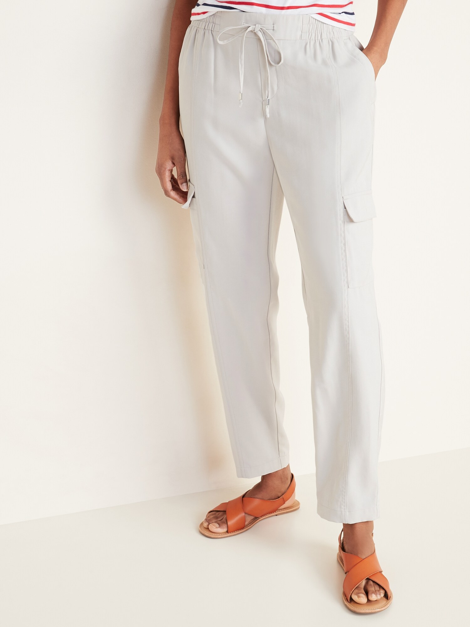 linen cargo pants womens old navy
