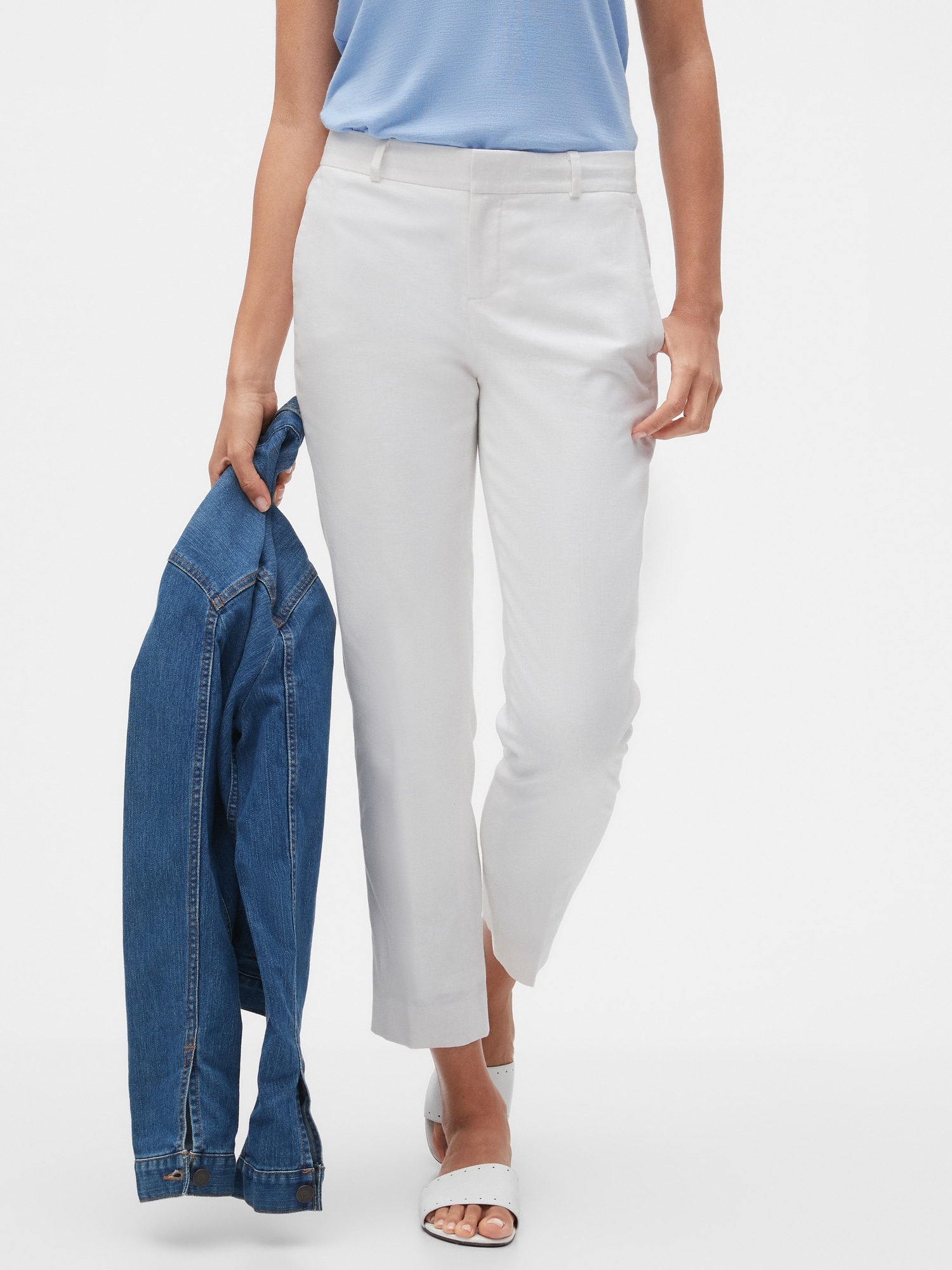 gap factory linen pants