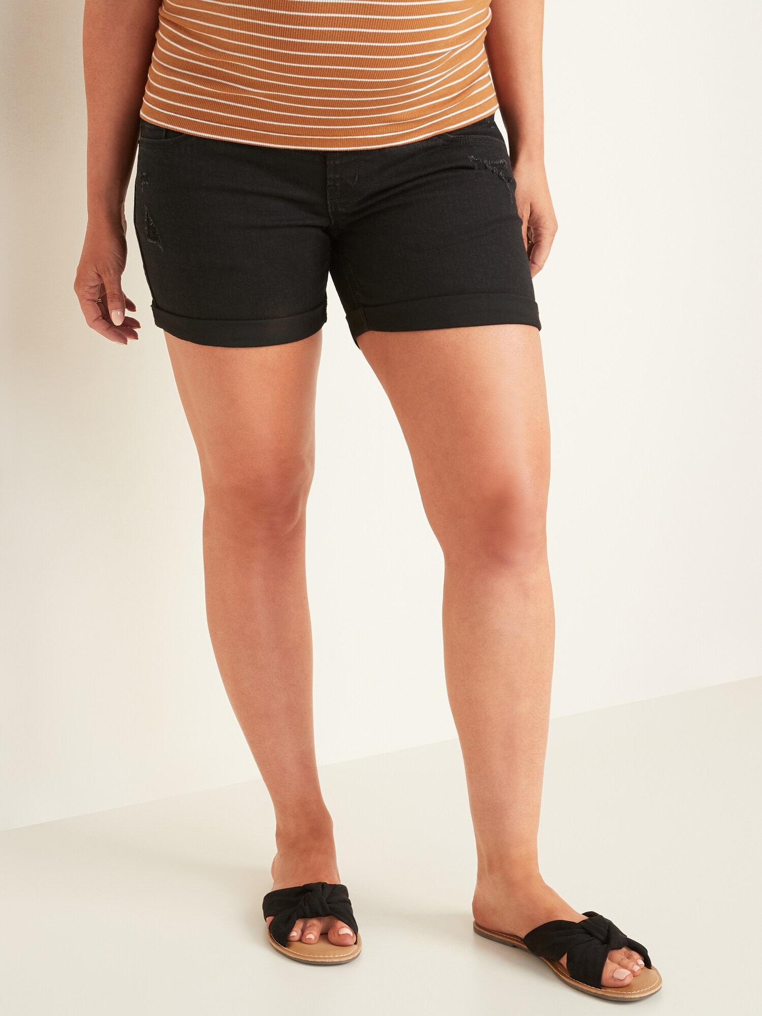 maternity old navy shorts