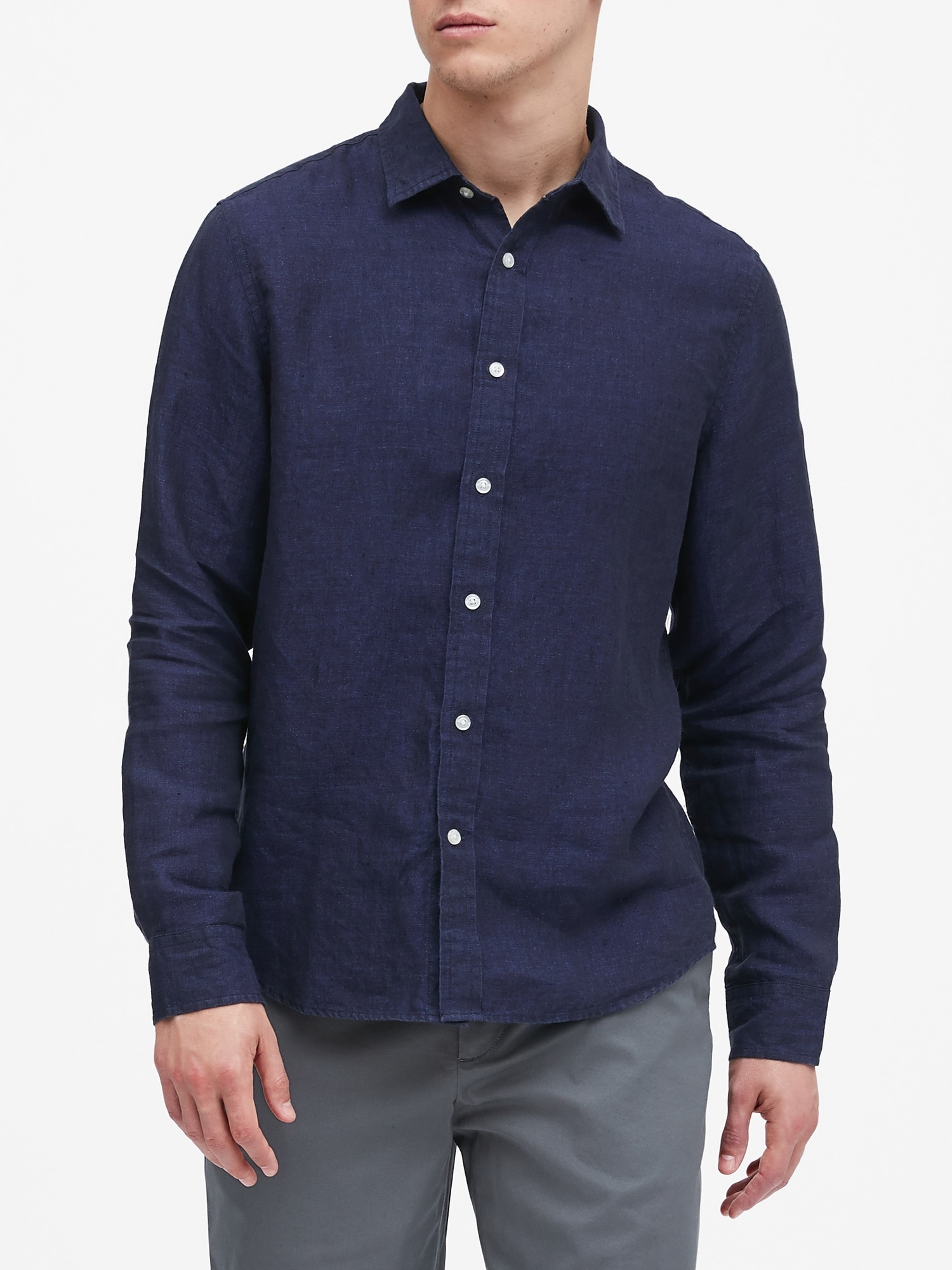 Untucked StandardFit Linen Shirt Banana Republic