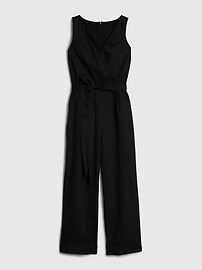Sleeveless Wrap-Front Jumpsuit