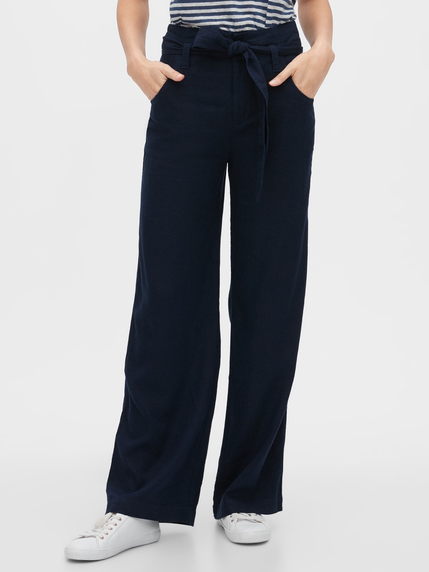 gap factory linen pants