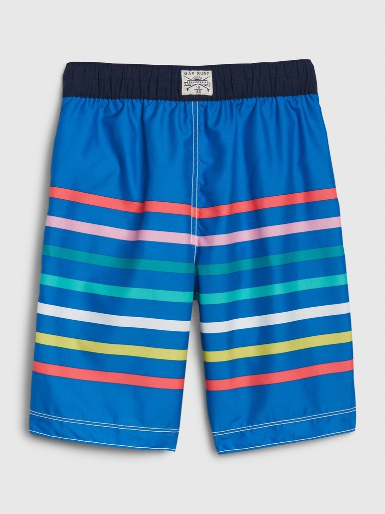 Kids Stripe Board Shorts