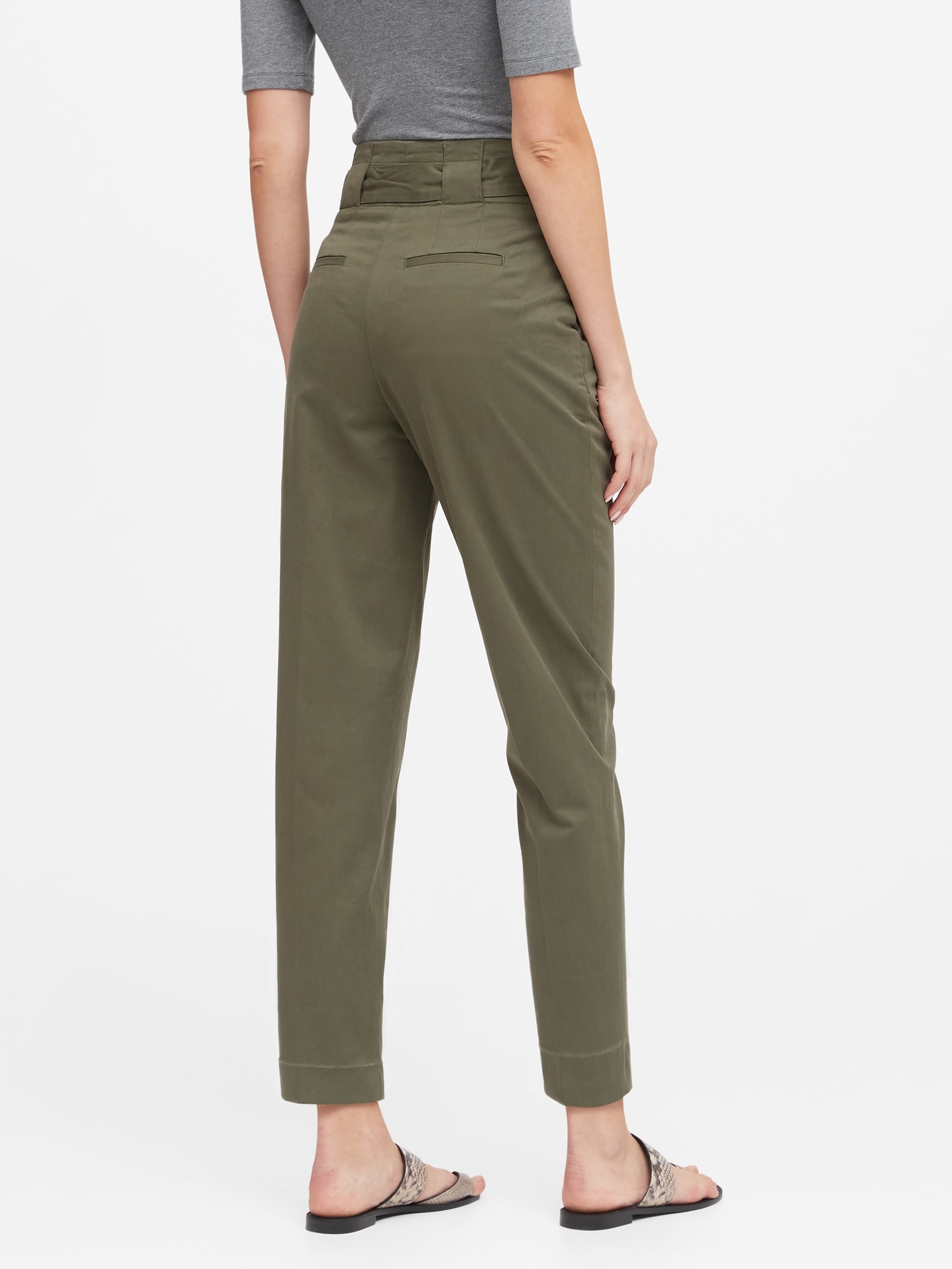 gap cropped trousers