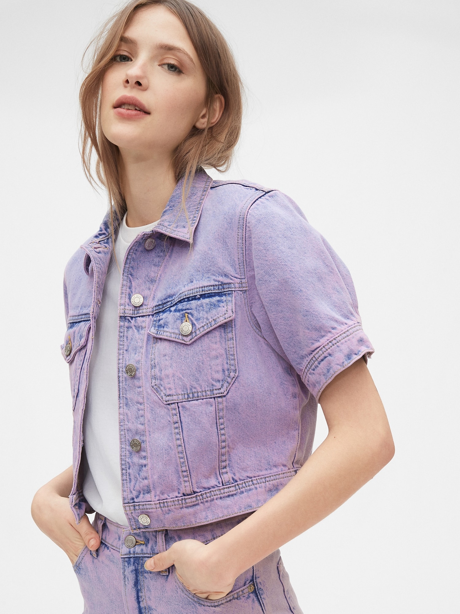 short sleeve jeans jacket