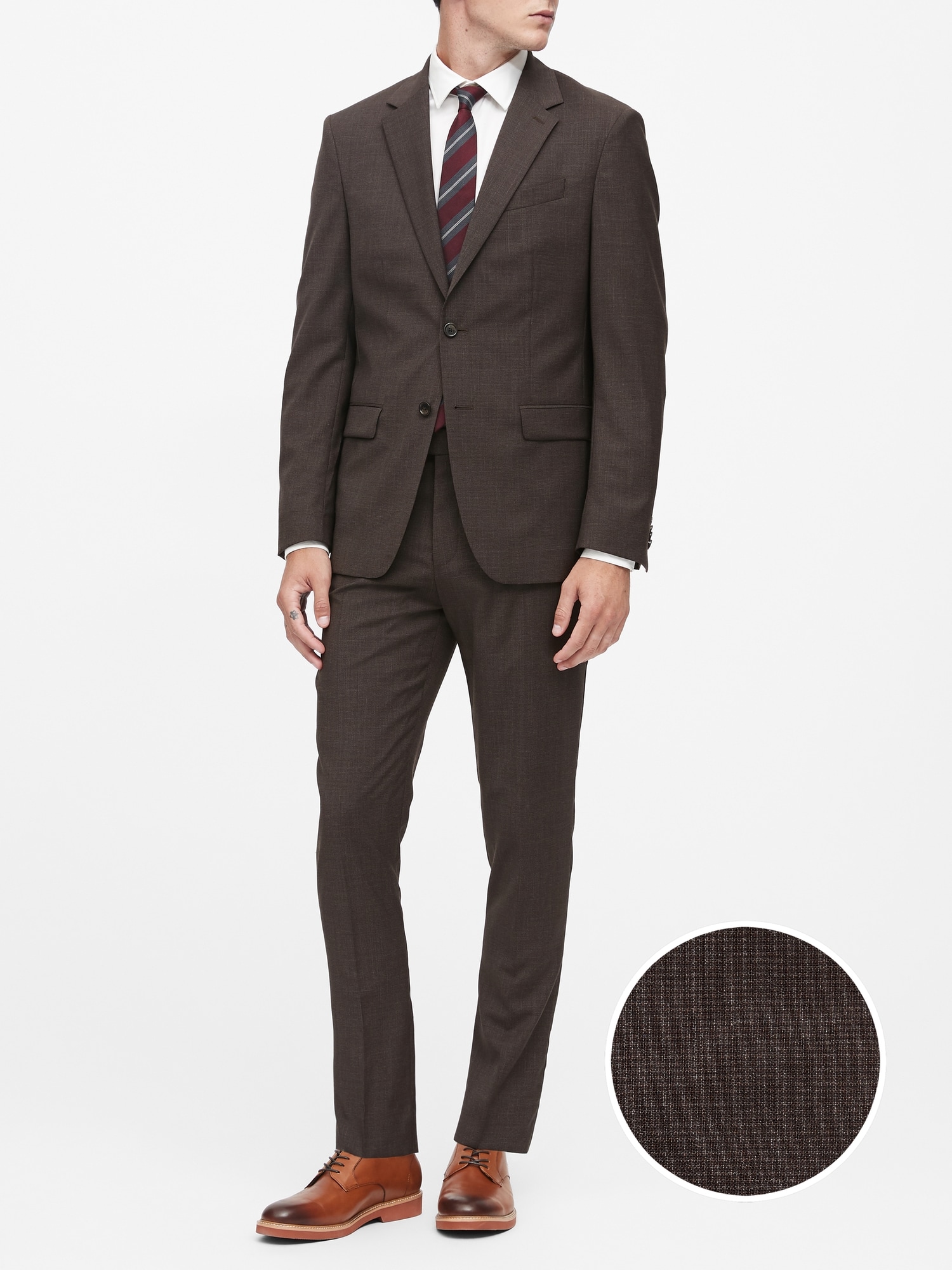 banana republic slim suit