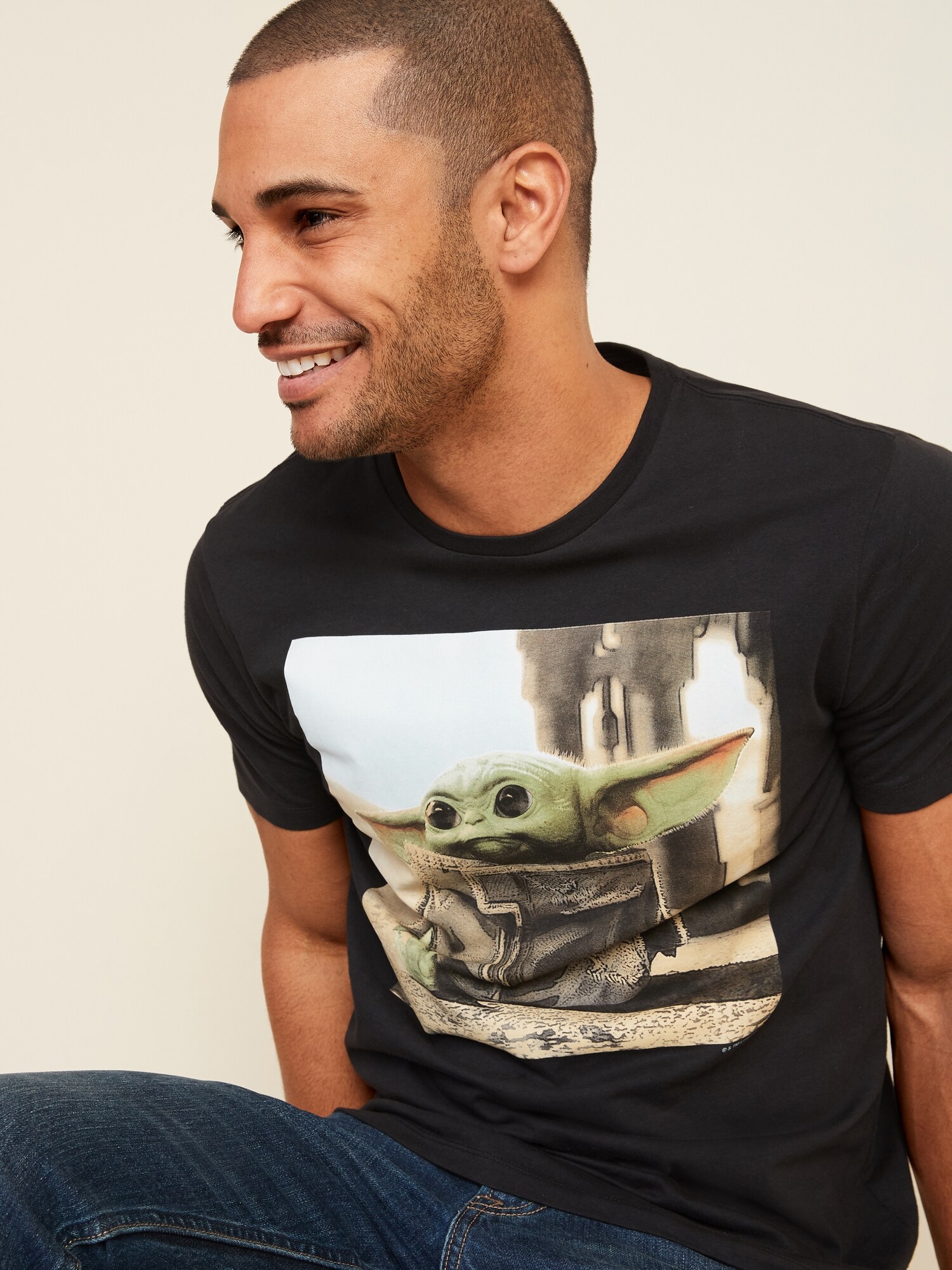 Star Wars: The Mandalorian™ Baby Yoda Tee for Men | Old Navy