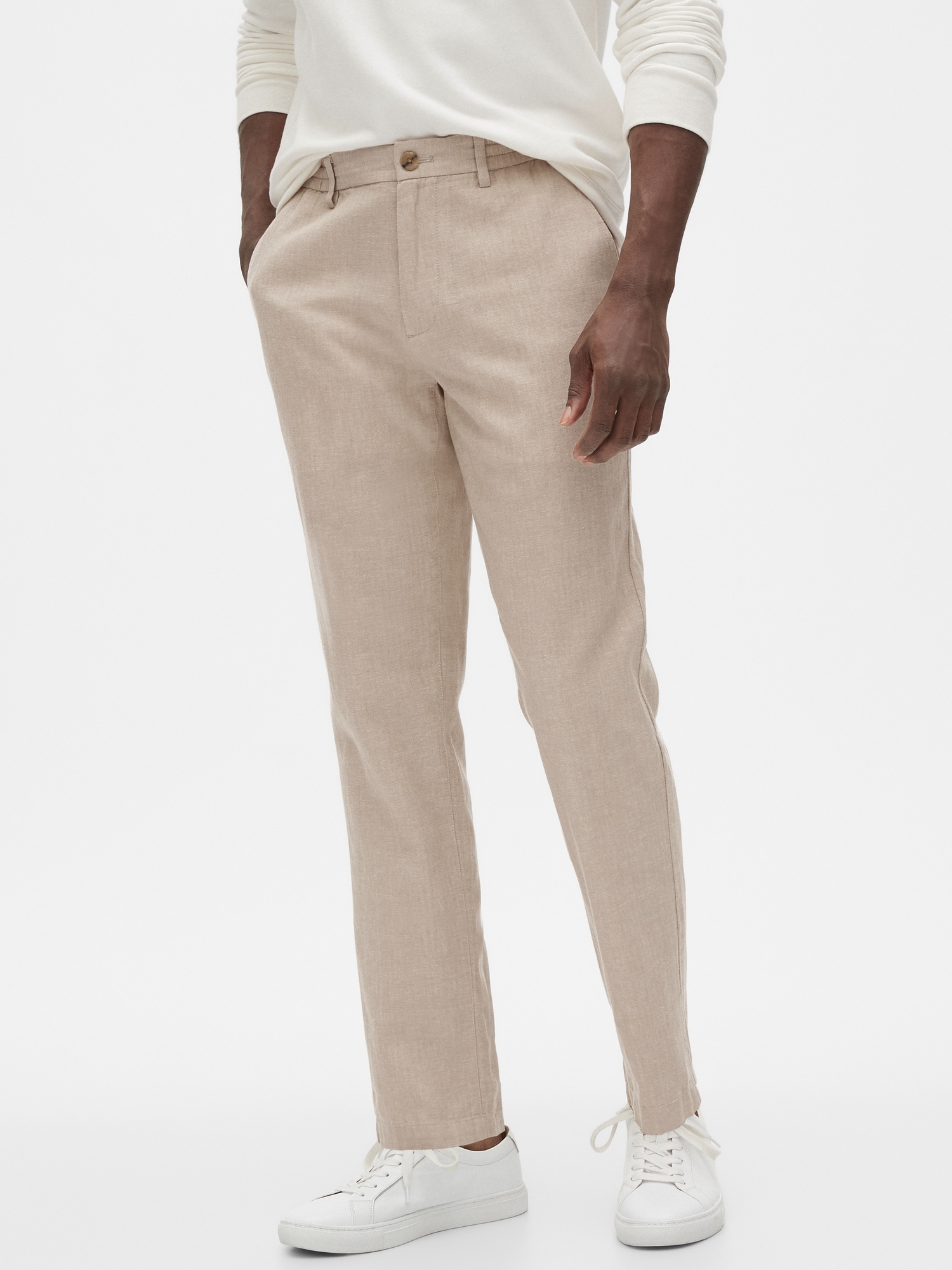 men's gap linen pants