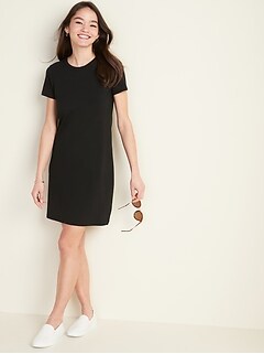 black t shirt dress old navy