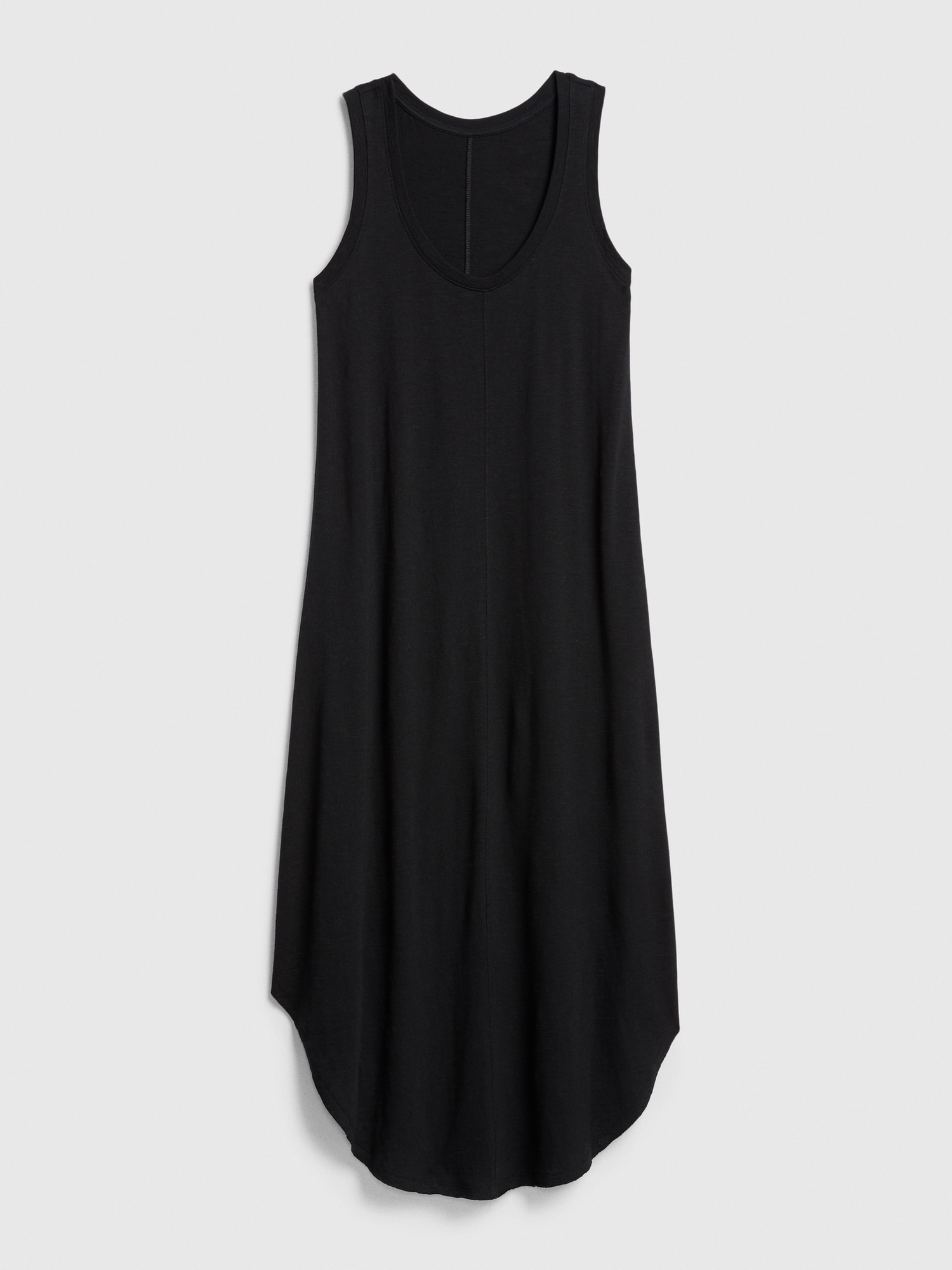 gap black midi dress