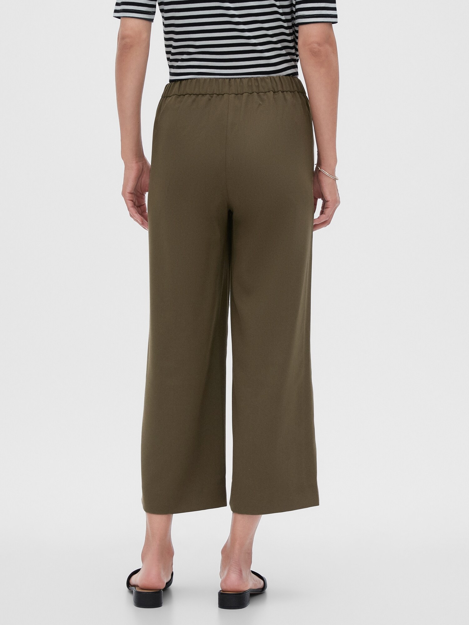 gap pull on crop trousers