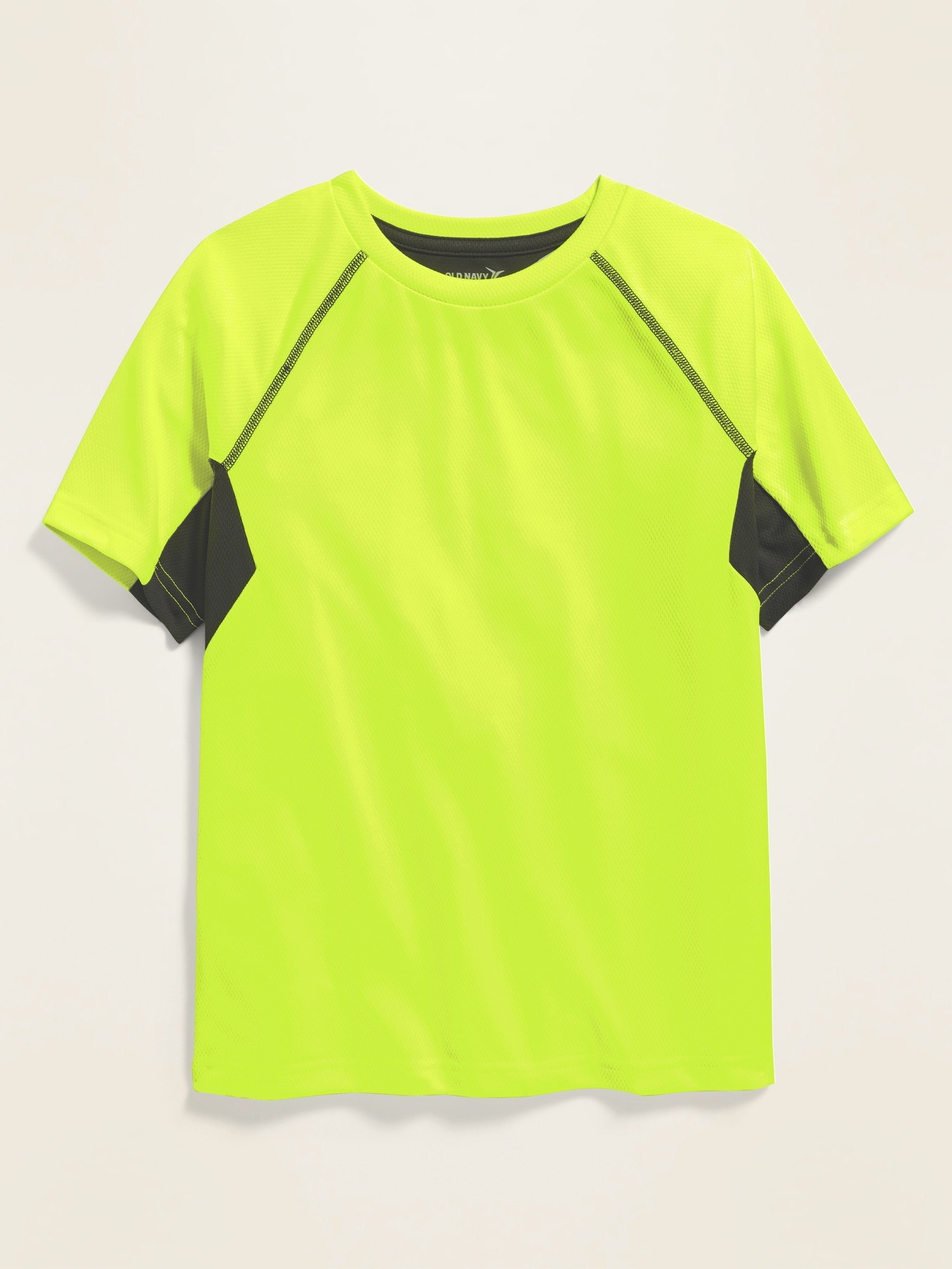 *Today Only Deal* Go-Dry Color-Blocked Mesh Performance Tee for Boys