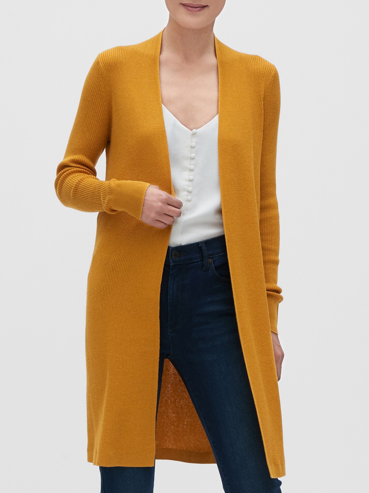gap duster cardigan