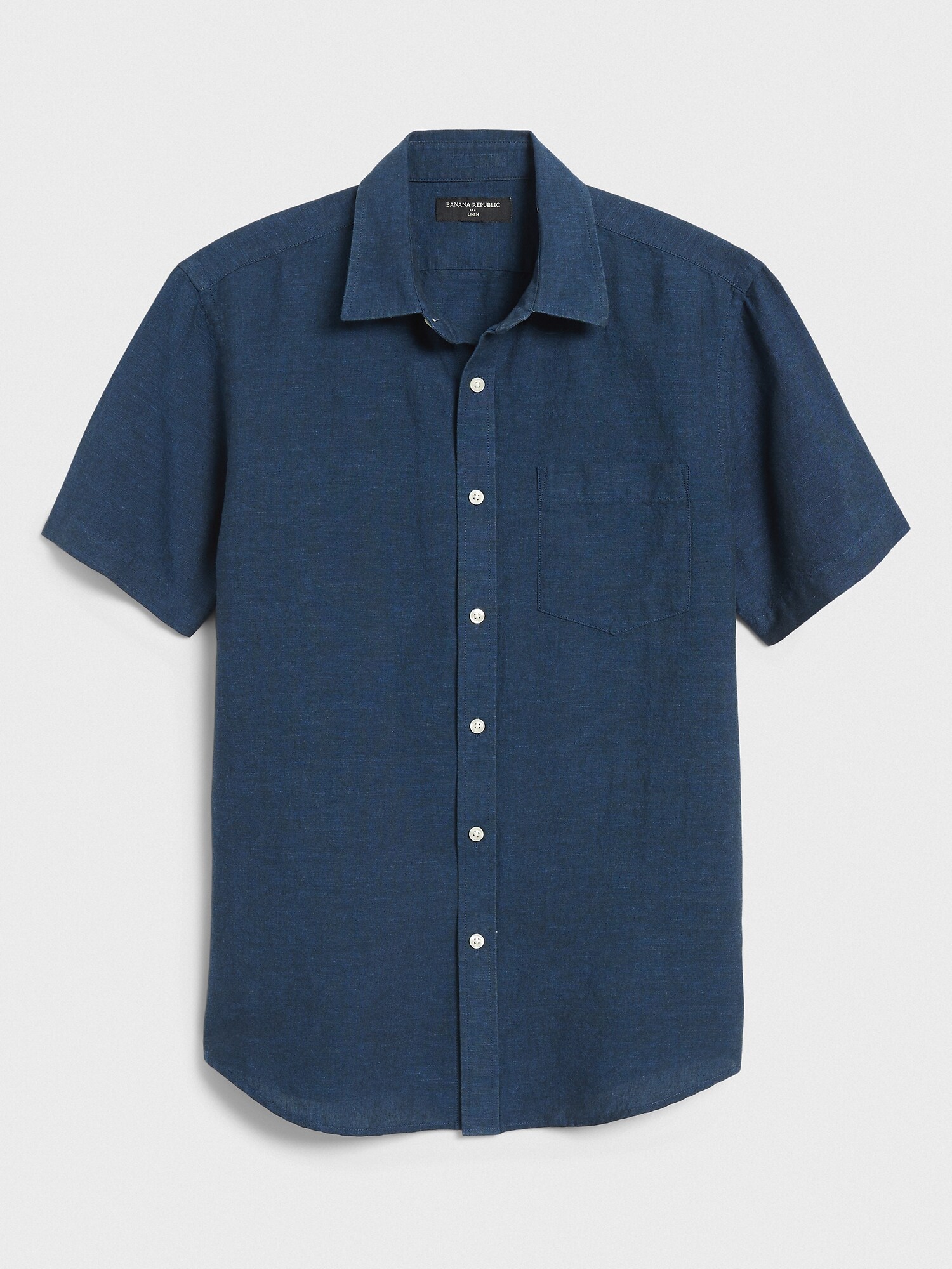 banana republic slim fit linen shirt