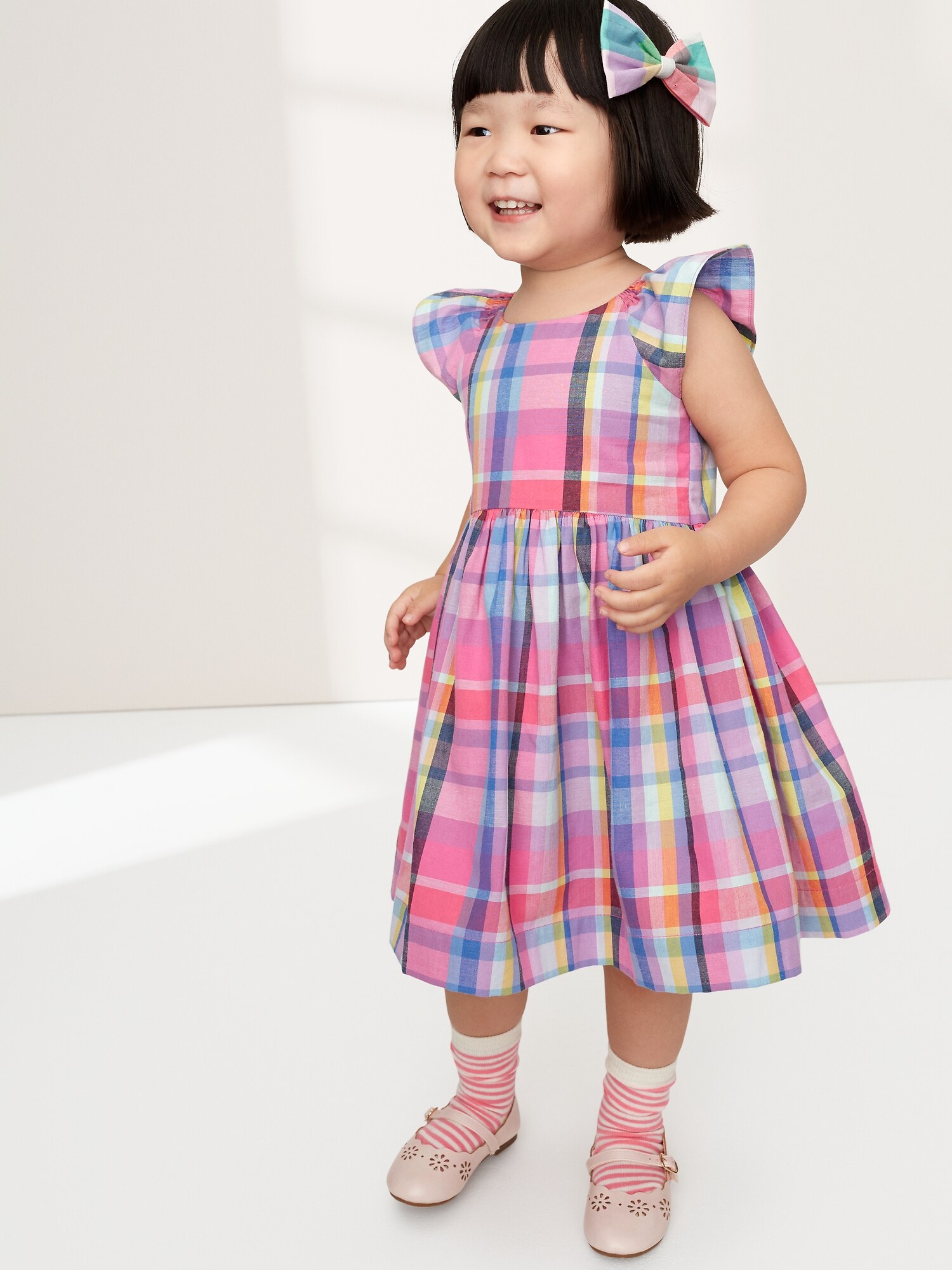 gap toddler plaid dress