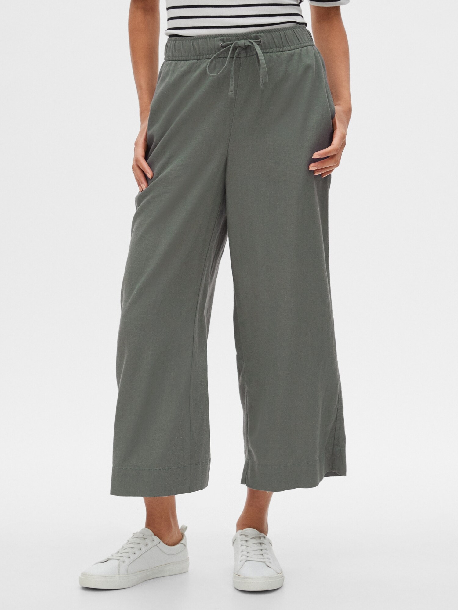 gap factory linen pants