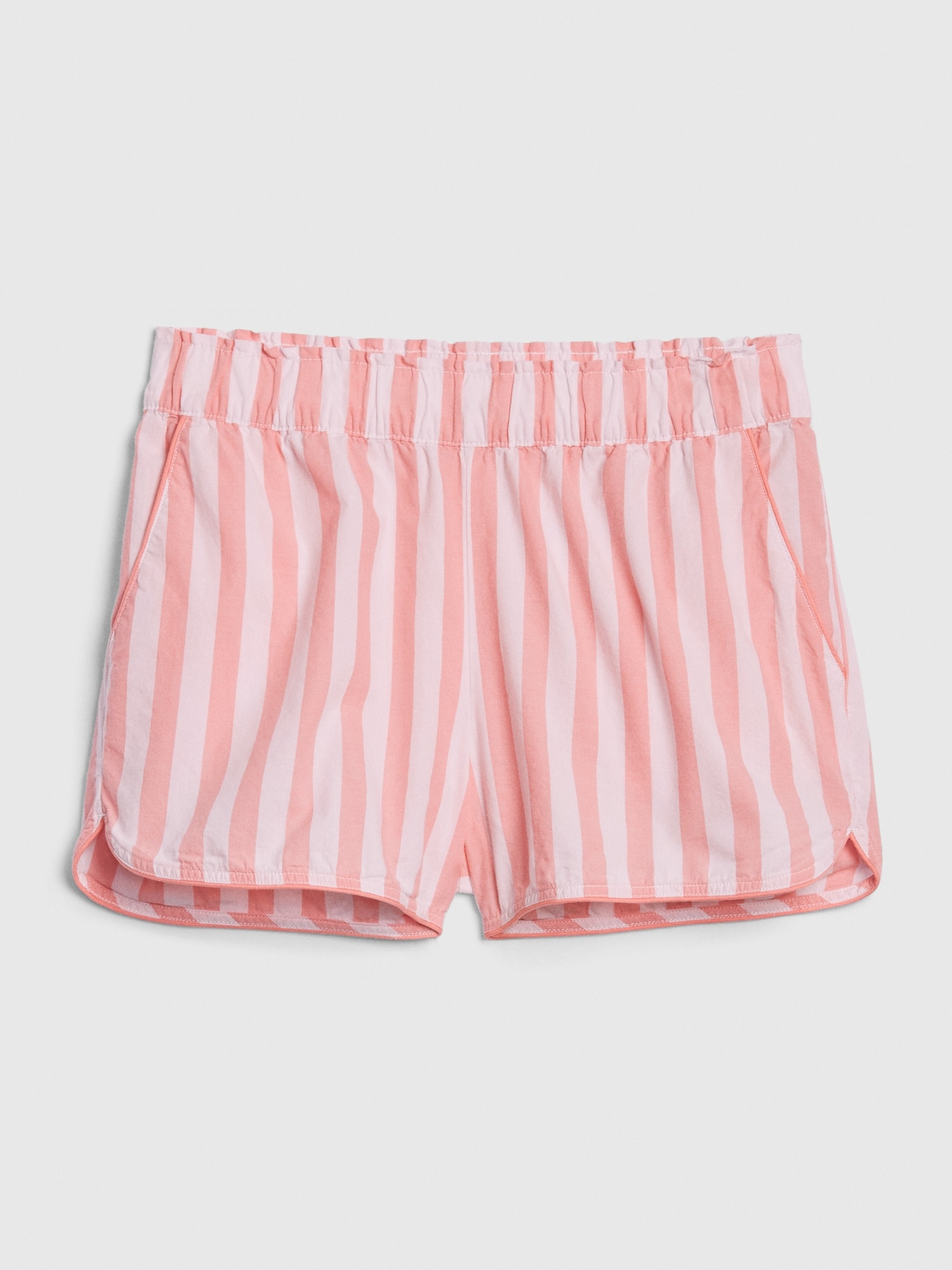 Print Shorts In Poplin Gap