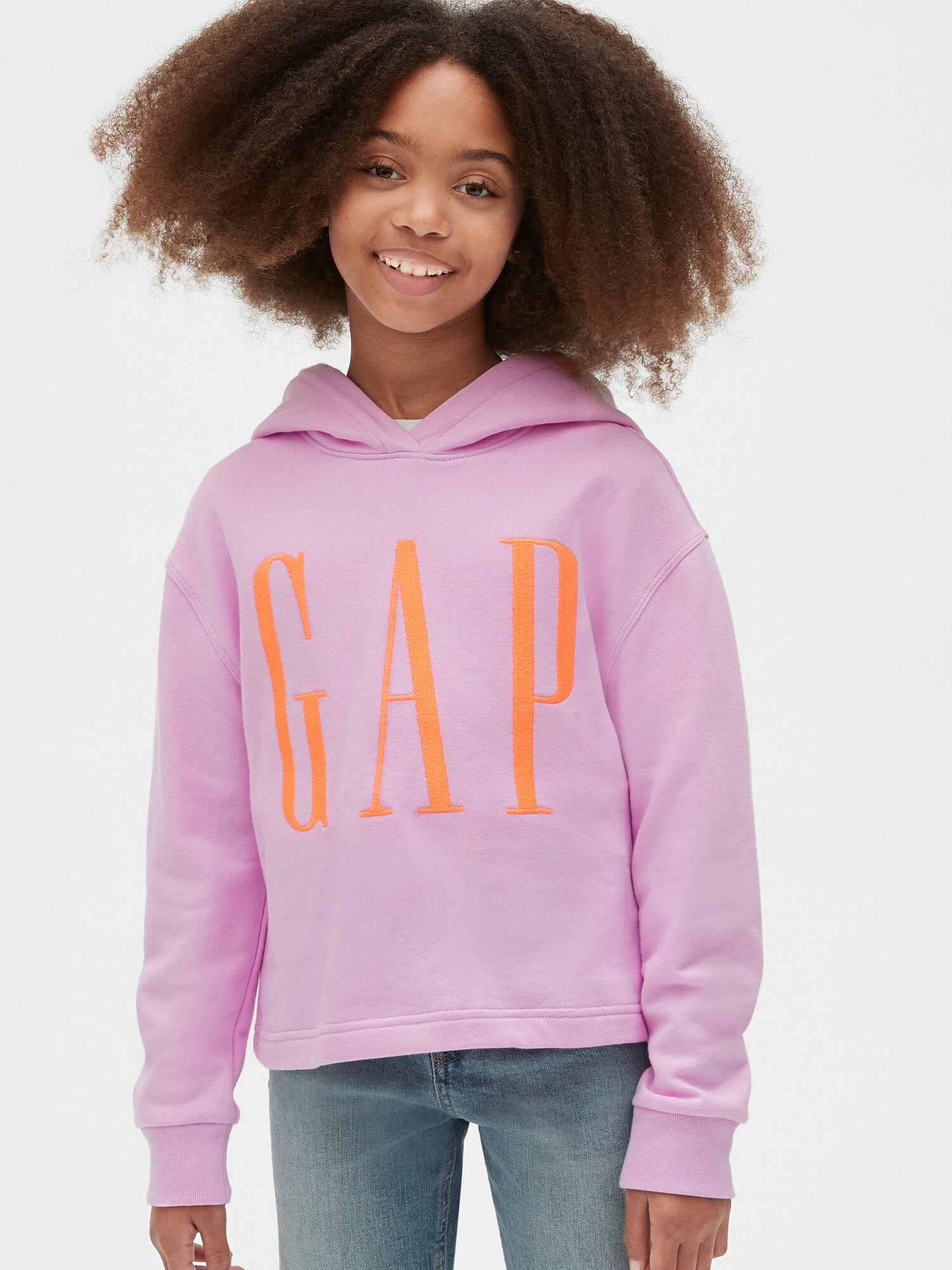 kids gap logo hoodie sweatshirt