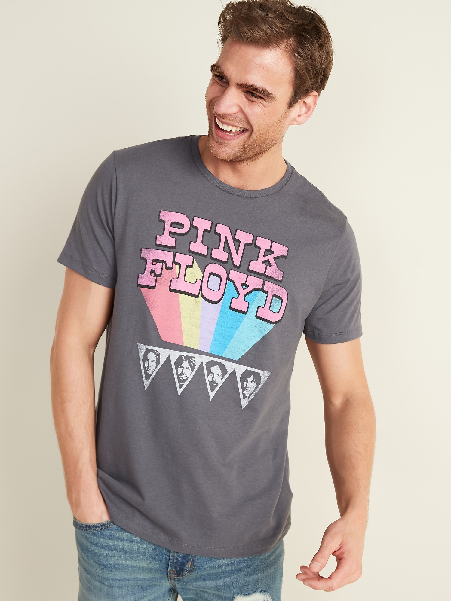 gap pink floyd shirt