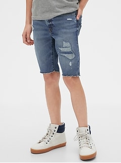 ripped denim shorts boys