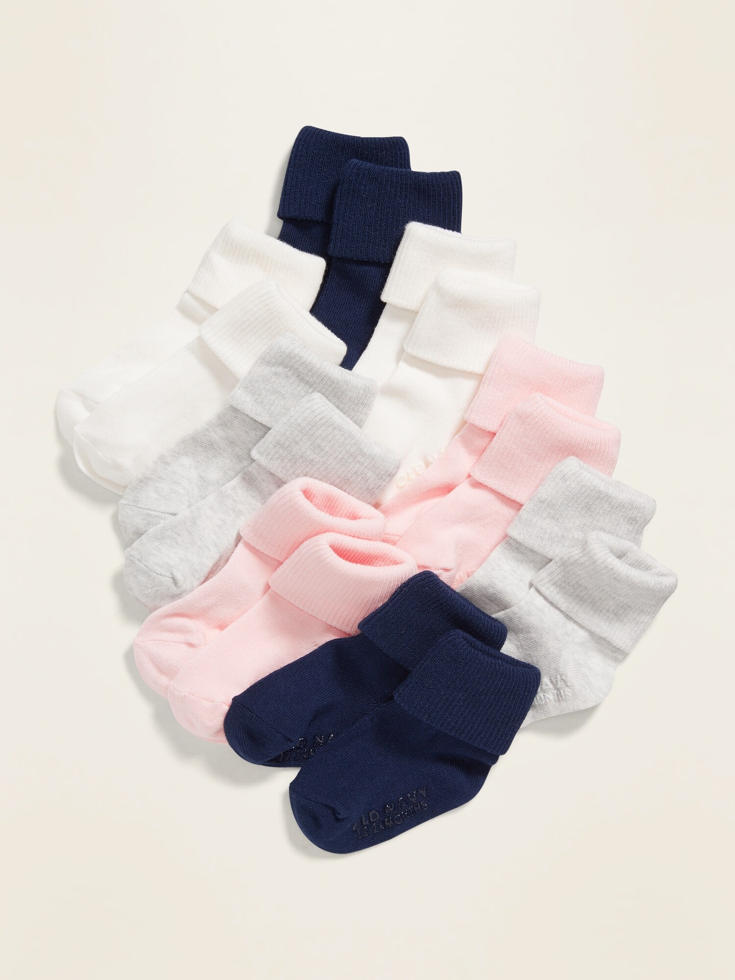 *Hot Deal* Triple-Roll Socks 8-Pack For Toddler & Baby