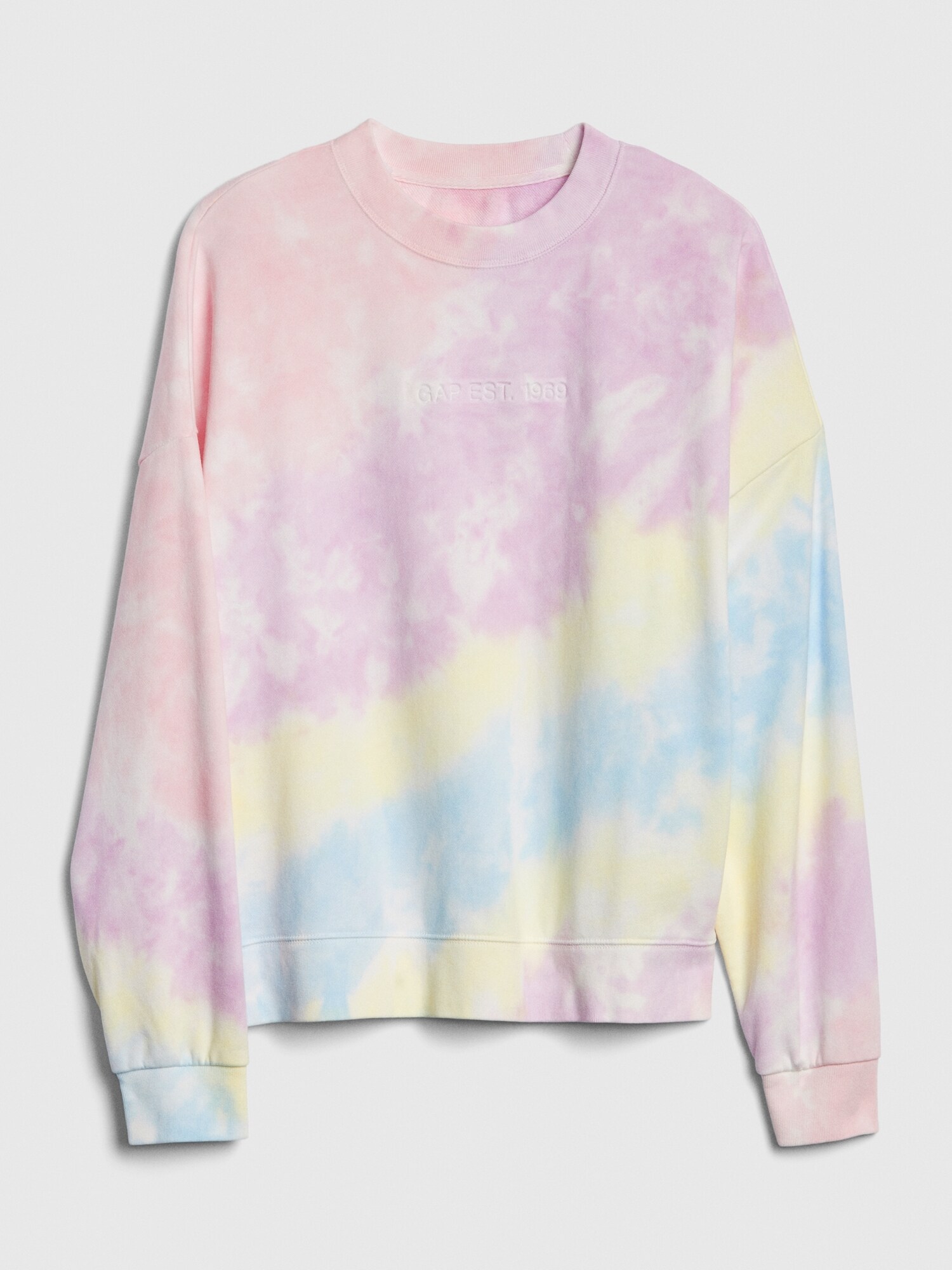 gap tie dye sweatshirt