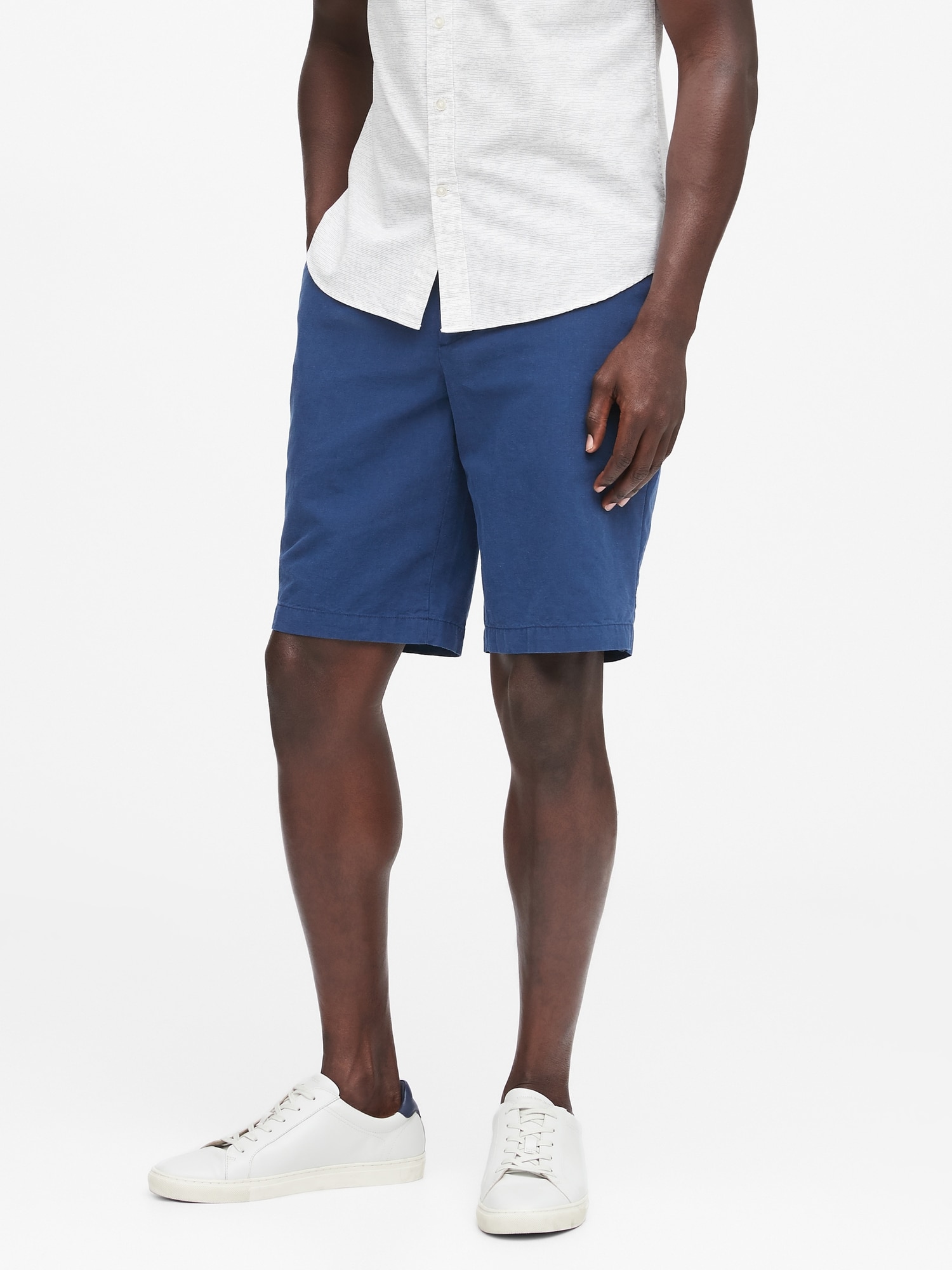 banana republic linen shorts