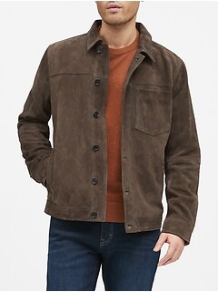 gap suede shirt jacket