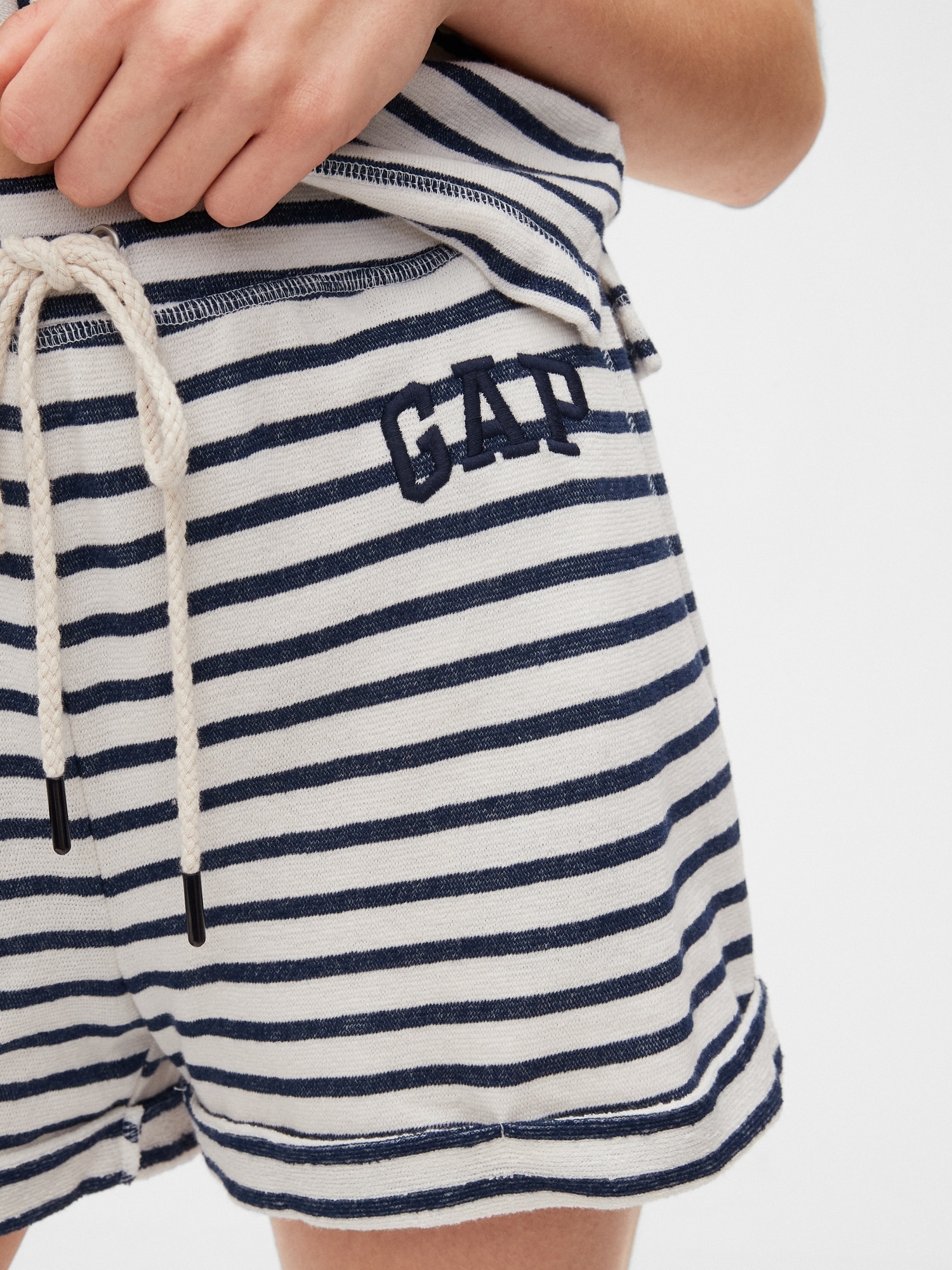 gap logo shorts