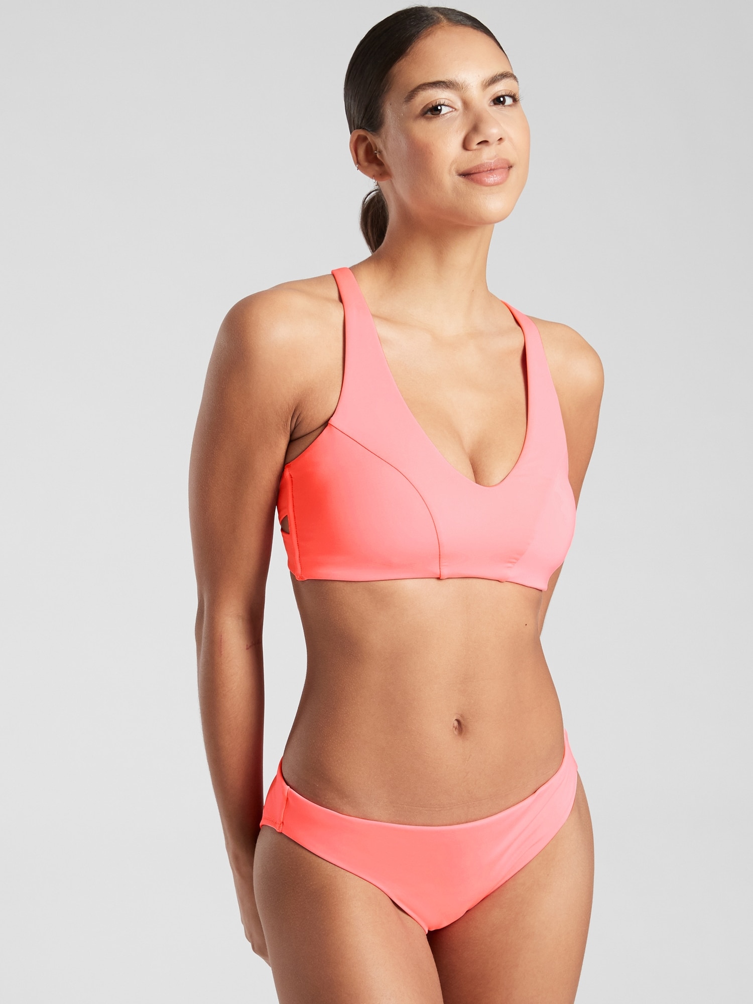 athleta strappy bikini top