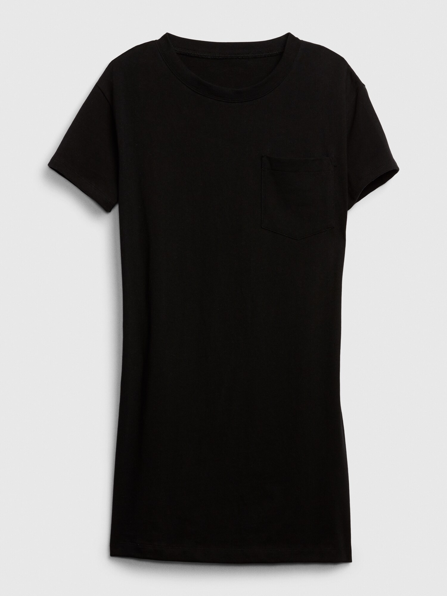 gap black t shirt dress