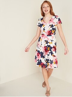 old navy blue jean dresses